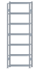 Steckregal Grundregal - Fachbodenregal mit Längenriegel, H3000xB1000xT300 mm, 7 Fachböden, Fachlast 150kg, sendzimirverzinkt