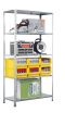 Schraubregal Grundregal - Fachbodenregal, H2500xB750xT600 mm, Fachlast 150 kg, sendzimirverzinkt