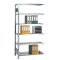 B&uuml;roregal, Anbaufeld, Stecksystem - beidseitig nutzbar ohne Mittelanschlag, H2300xB750xT600 mm, sendzimirverzinkt