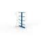Kragarmregal IPE120 Anbauregal, Doppelregal, H2000xB1000xT1000 mm, 10 Lagerebenen, 175 kg Armlast, RAL 5010 enzianblau