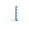 Kragarmregal IPE140 Anbauregal, Einfachregal, H3000xB1000xT400 mm, 6 Lagerebenen, 535 kg Armlast, RAL 5010 enzianblau
