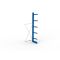 Kragarmregal IPE140 Anbauregal, Einfachregal, H3000xB1000xT500 mm, 6 Lagerebenen, 430 kg Armlast, RAL 5010 enzianblau