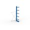 Kragarmregal IPE140 Anbauregal, Einfachregal, H3000xB1300xT600 mm, 6 Lagerebenen, 355 kg Armlast, RAL 5010 enzianblau