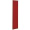  Vollblech-Seitenblende f&uuml;r Au&szlig;enrahmen, H1000xT300mm, RAL 3000 feuerrot
