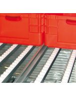 Röllchenleiste für Bereitstellregale verzinkt Art.-Nr.: 33012