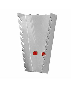 Schraubenschlüsselhalter senkrecht, 10-fach, H220xB155xT50 mm für Lochplatten-Seitenblenden oder Lochplatten-Rückwände
