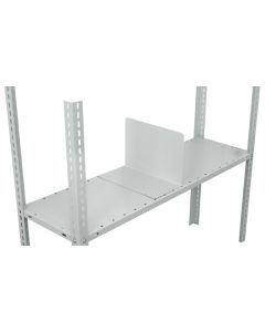 Buchstütze, H200xT500mm, RAL 7035 lichtgrau