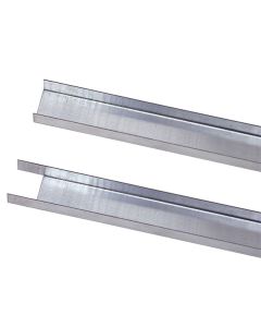 Füll-Leiste - für Doppelregale, Länge 750mm, für Längenriegel, verzinkt