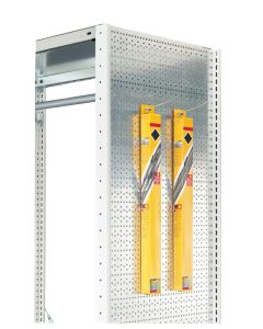 Euro-Lochblech-Seitenwand, H1000xT600mm, sendzimirverzinkt
