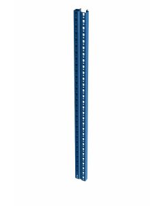 Palettenregal-Stütze - 10068204050, Höhe 2500 mm, capriblau - RAL 5019