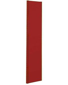 Vollblech-Seitenblende für Außenrahmen, H1000xT300mm, RAL 3000 feuerrot
