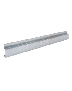 Vorderleiste für Schüttgutmulden - 100 mm hoch, 750 mm breit, verzinkt