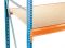 Zusatzebene, Spanplatten,  Breite 1785mm, Tiefe 800mm blau / orange / verzinkt